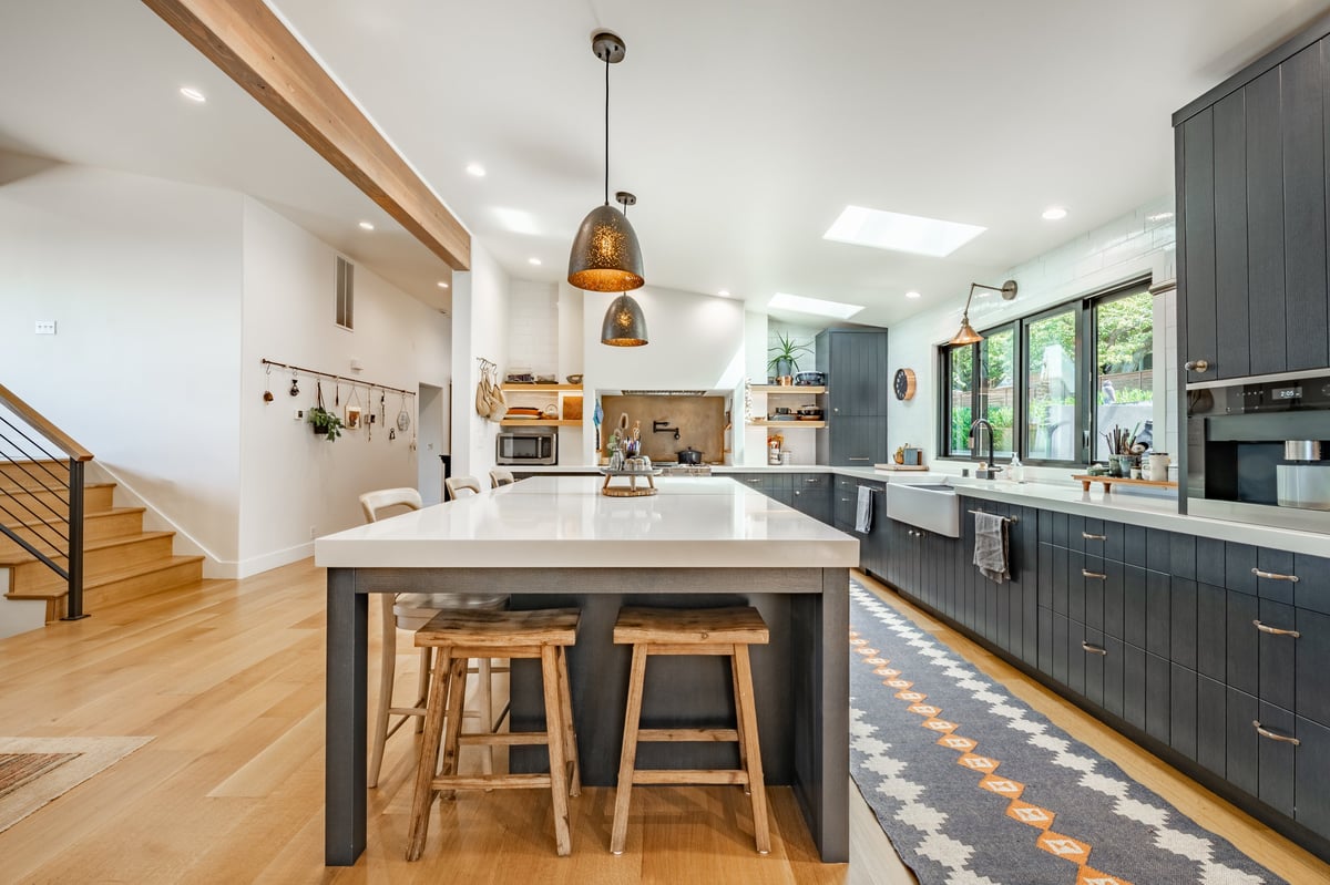 Modern clean kitchen interior representing pest-free home after professional treatment